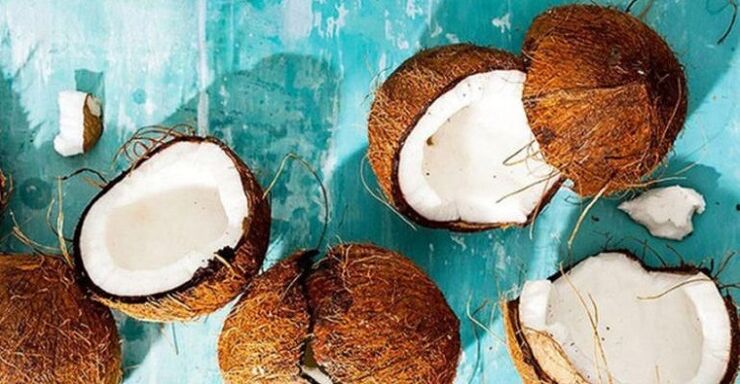 coconut to cleanse the body of parasites