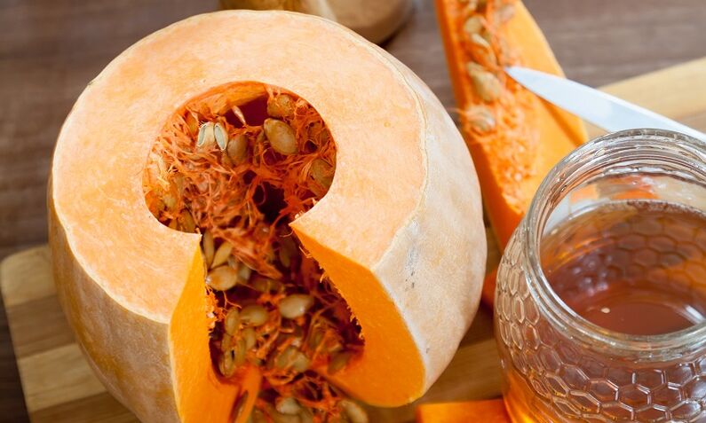 Pumpkin seeds with honey - an effective remedy against helminths