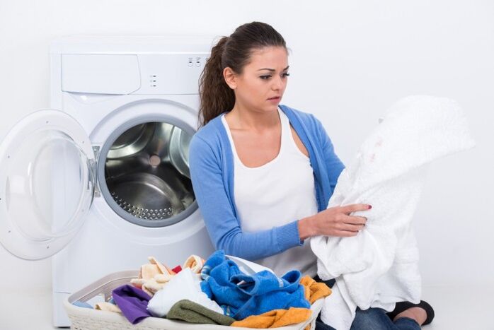Washing items immediately after purchase to prevent worm infestation