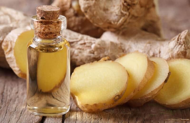 Tincture from ginger root against parasites
